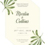 Simple Wedding Invitation Card