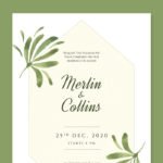 Simple Wedding Invitation Card