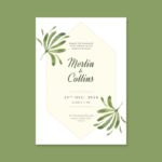 Simple Wedding Invitation Card