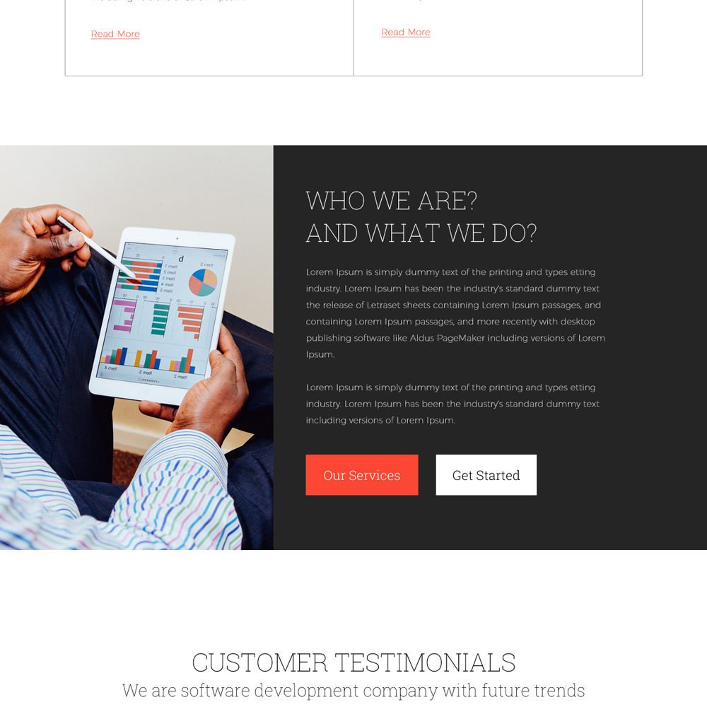 Startup Landingpage Template