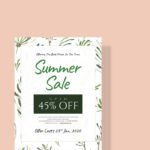 Summer Sale Flyer Template