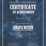 Vintage Style Certificate