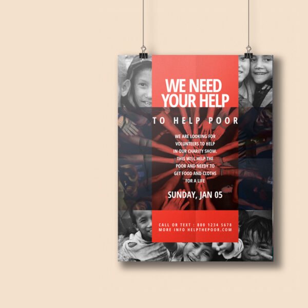 Volunteer Poster Template
