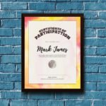 Water Color Style Certificate