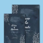 Water Color Wedding Invitation