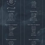 Watercolor Menu Template