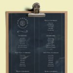 Watercolor Menu Template