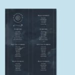 Watercolor Menu Template