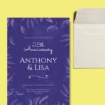 Wedding Anniversary Invitation Template