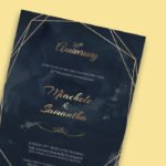 Wedding Anniversary Invitation