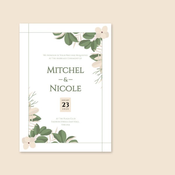 Wedding Card template