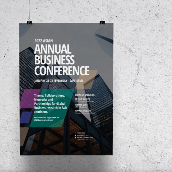 business conference poster