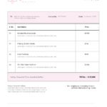 Commercial Invoice Template
