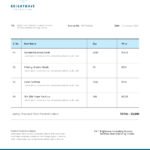 Consulting Invoice Template