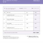 minimal invoice template