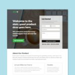Product Landingpage Template
