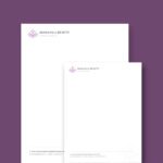 beauty care letterhead