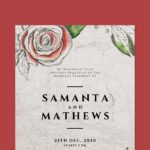 Vintage Style Wedding Card