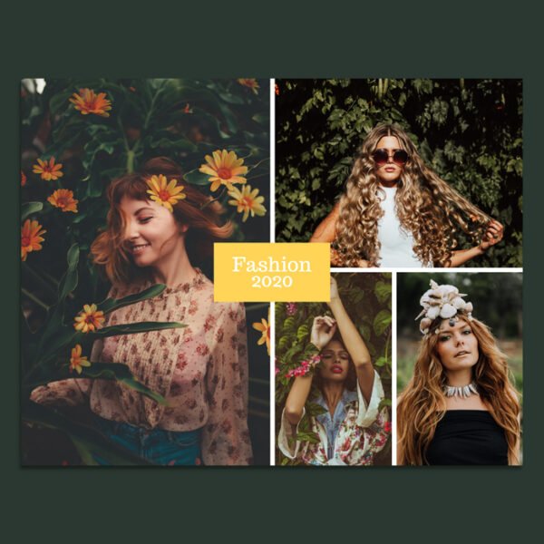 Fashion Photo Collage Template