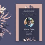 Floral Funeral Template
