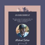 Floral Funeral Template