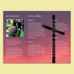 Funeral Trifold Brochure Template