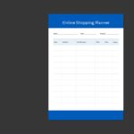 Online Shopping Planner