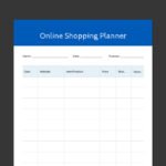 Online Shopping Planner