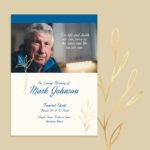 Simple Classic Funeral Program