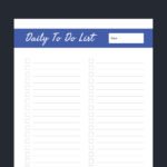 Simple Daily To Do List