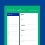 Weekly Grocery Planner