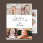 Baby Announcement Card Template