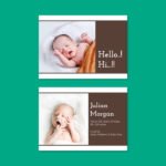 Birth Announcement Card