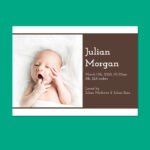 Birth Announcement Card