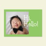 Boy Birth Announcement Template