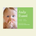 Boy Birth Announcement Template