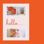 Editable Birth Announcement Card