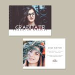 Graduate Announcement Card Template