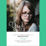Graduation Completion Announcement Card