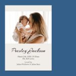 New Born Announcement Template