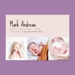 New Born Baby Announcement Template