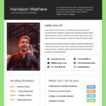 One Page Blogger Media Kit Template