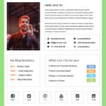 One Page Blogger Media Kit Template