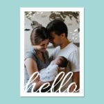 Personalised Birth Announcement Card