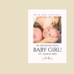Printable Birth Announcement Card