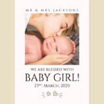 Printable Birth Announcement Card