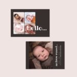 Printable Birth Announcement Template