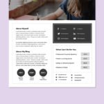 Writer Media Kit Template