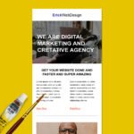 Web Design Email Newsletter Template