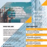Construction Company Flyer Template